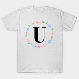 “U” initial T-Shirt